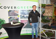 Frits Smit van Cover Green  was op de beurs om zijn kant en klare plantenmat te promootte. Ideaal voor hoveniers om vanaf dag één het gewenste resultaat te hebben.